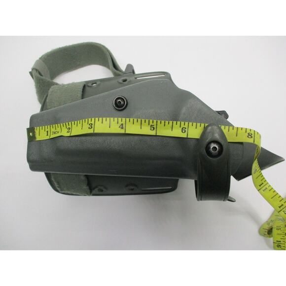 SAFARILAND Drop Leg Holster & Shroud Gray 6005-73 Fits Beretta 92 Right Hand - Picture 7 of 8